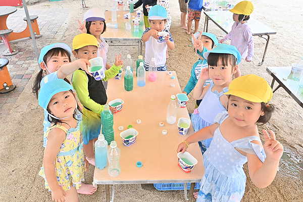 水あそび